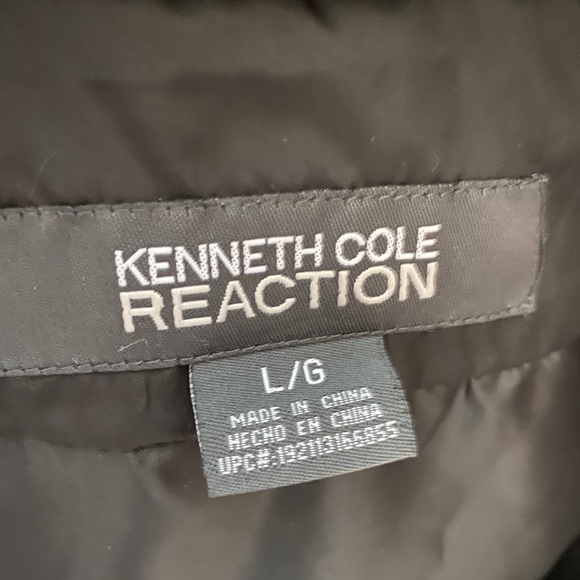 Kenneth Cole Black Long Puffer Coat - Picture 5 of 5